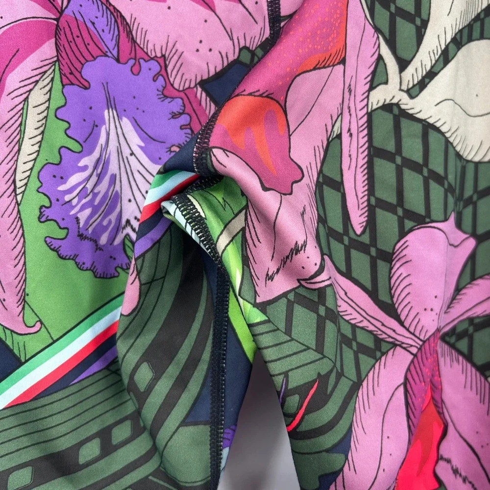 Nike Dri Fit Womens Floral Print Icon Clash One Leggings Size M‎